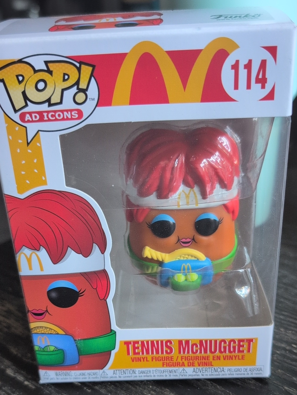 Funko POP! Ad Icons Tennis McNugget Vinyl Figure - Red, Blue, Green, Yellow